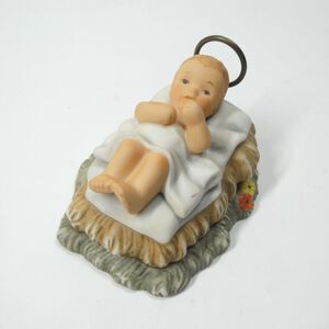 Hummel Baby Jesus Manger Figurine Porcelain Goebel BH 26/C 1996 Nativity